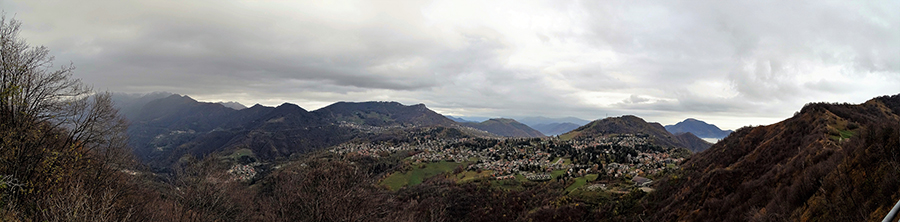 Panorama sull'altopiano Selvino-Aviatico